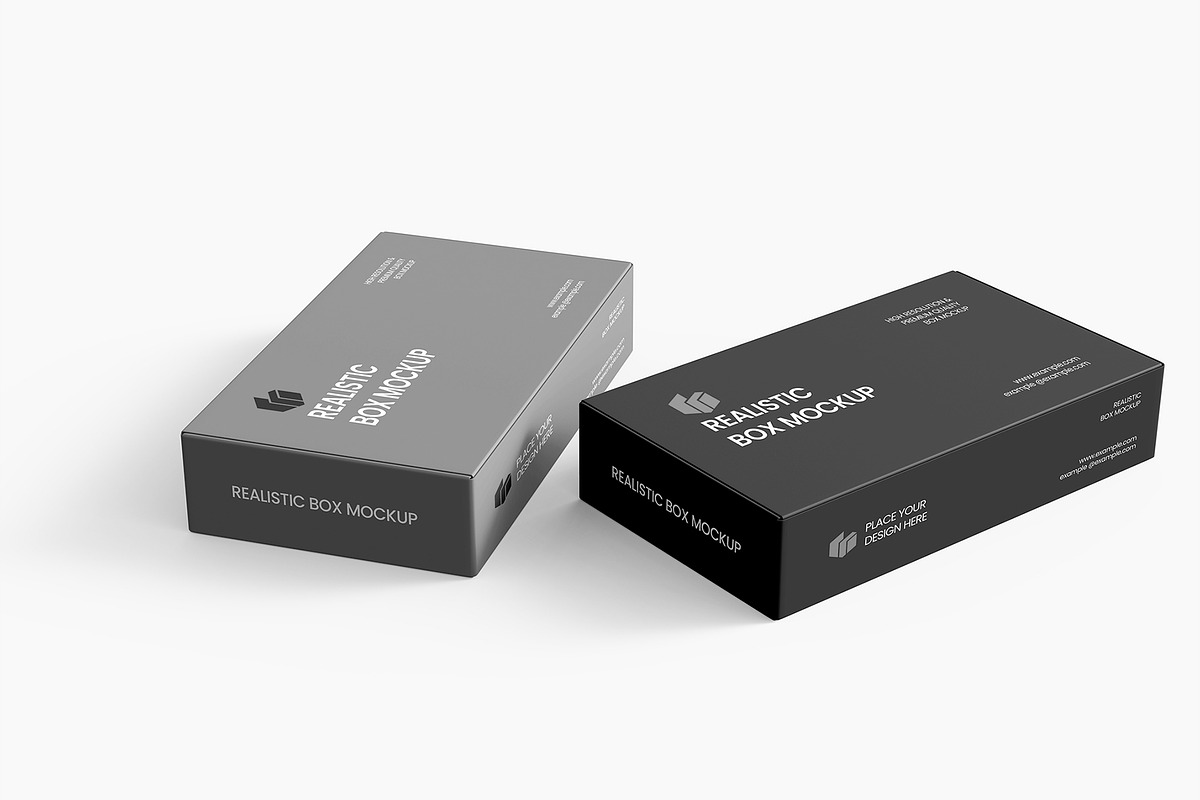 Side Packaging Box Mockup, an Advertising Mockup by graphypix (Photo 3 of 4)