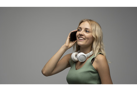 Closeup photo of attractive positive, a Person Photo by volodymyrshtun13795