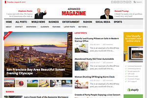 Advanced Magazine - Newspaper Theme
