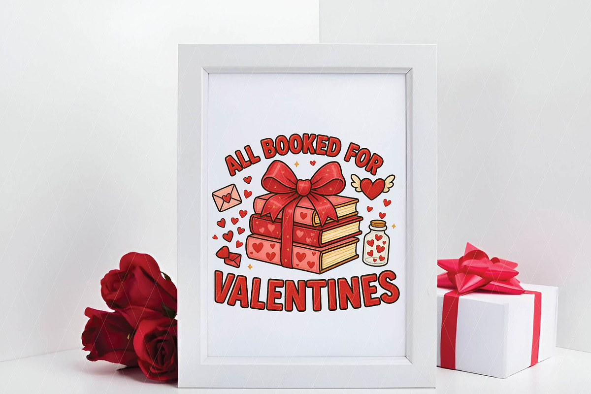 All Booked for Valentines PNG, an Illustration by DreamPrint404 (Photo 5 of 8)