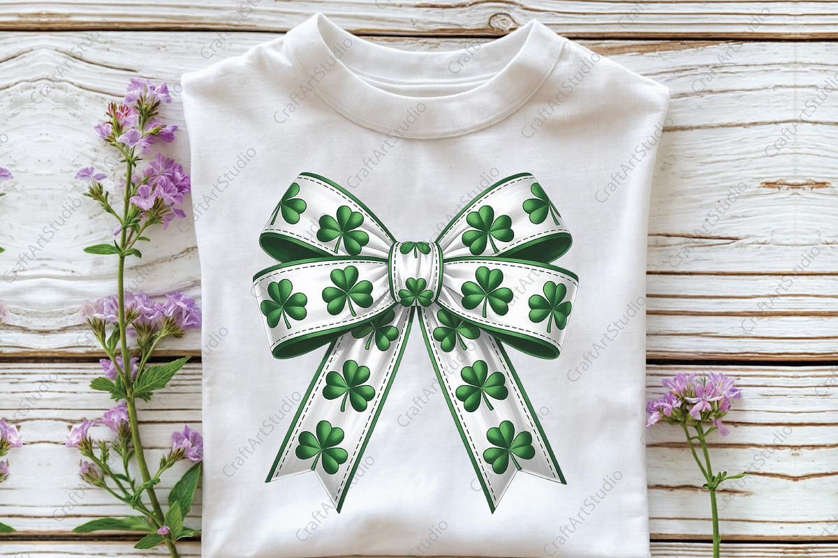 Retro Coquette St Patrick's Day PNG, an Illustration by CraftArtStudio (Photo 3 of 4)