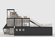 3D Model Container Cafe 6, an Architecture 3D Model by SR 3D Visual (Thumbnail 3 of 26)
