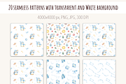 Space Penguin Clipart & Patterns, a Pattern Graphic by Lagniappe Art (Thumbnail 3 of 15)