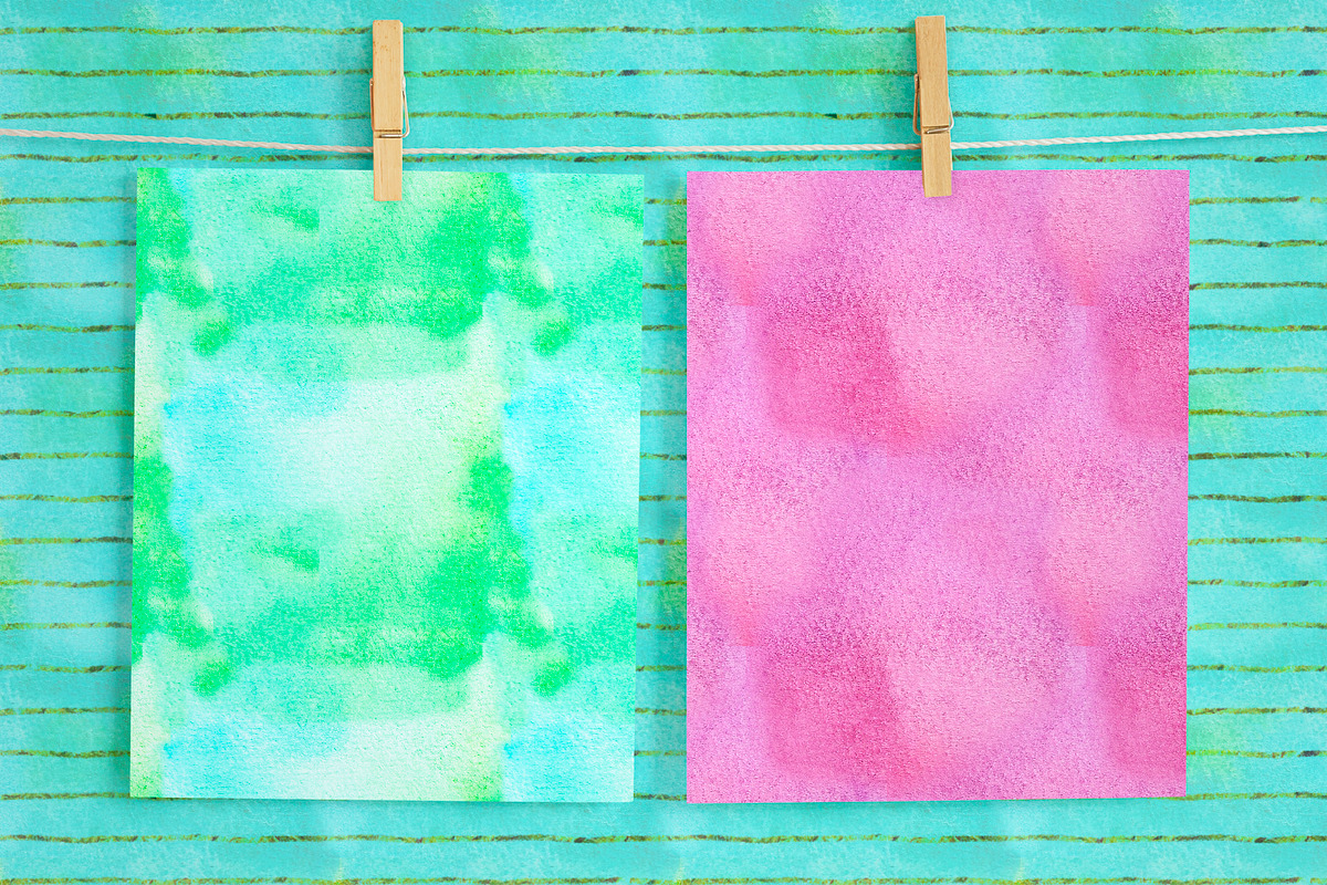 Watercolor Elements + Free Textures, an Object Graphic by Olya Creative (Photo 8 of 9)