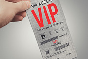 Stylish VIP PASS template, a Card Template by Tzochko (Thumbnail 5 of 5)