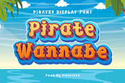 Pirate Wannabe – Display Font, a Sans Serif Font by Pinisi ART (Thumbnail 1 of 10)