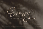 Evossry Signature Business Font, a Script Font by Creatype Studio (Thumbnail 1 of 10)