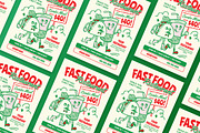 Fast Food Restaurant Flyer, a Flyer Template by Aiyari Graphic (Thumbnail 2 of 3)