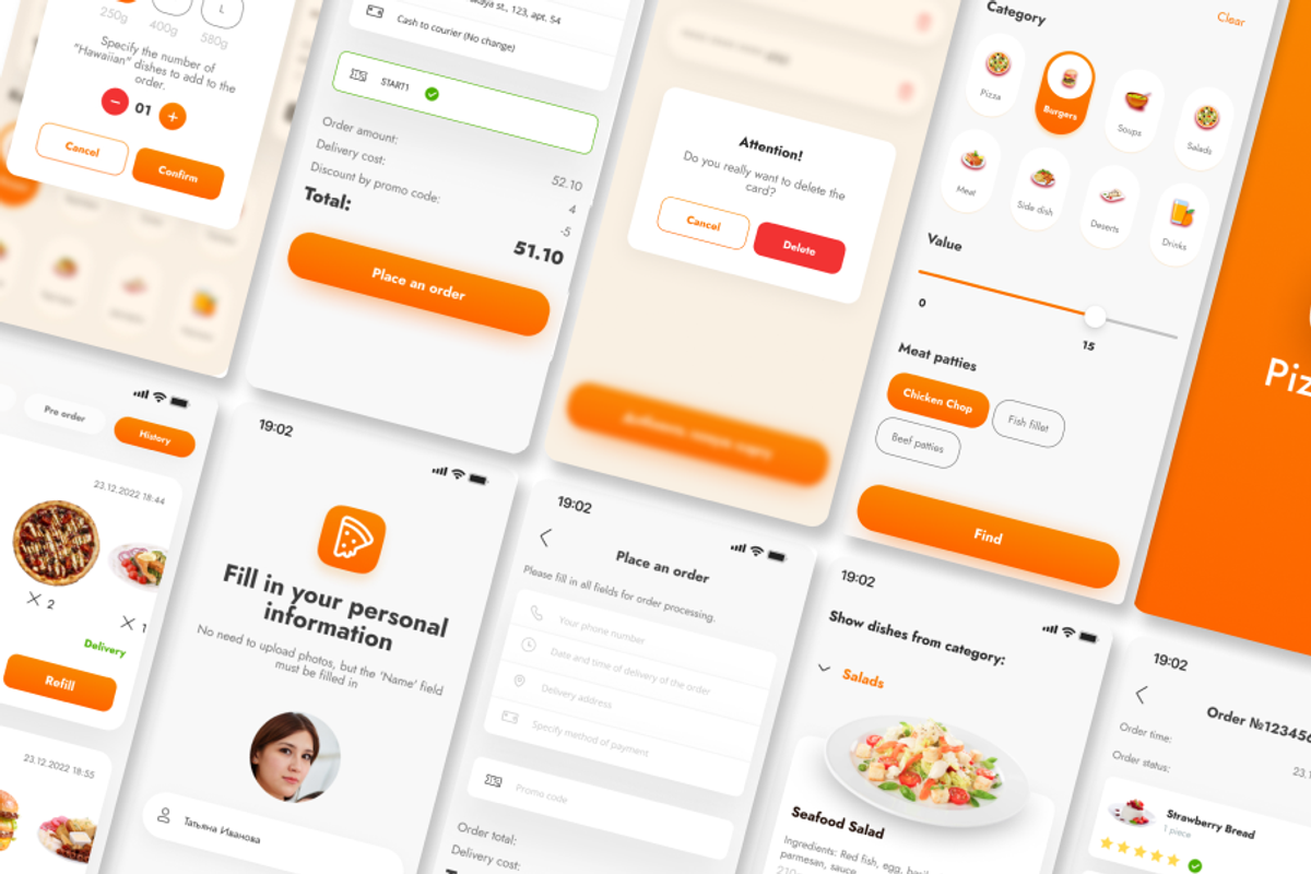 Food Delivery mobile app ui kit, an App Template by Shoppie (Photo 4 of 5)