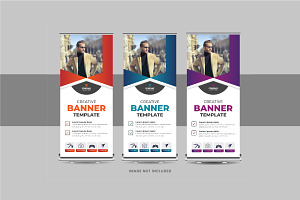 Business roll up banner design, a Stationery Template by Pavel_design