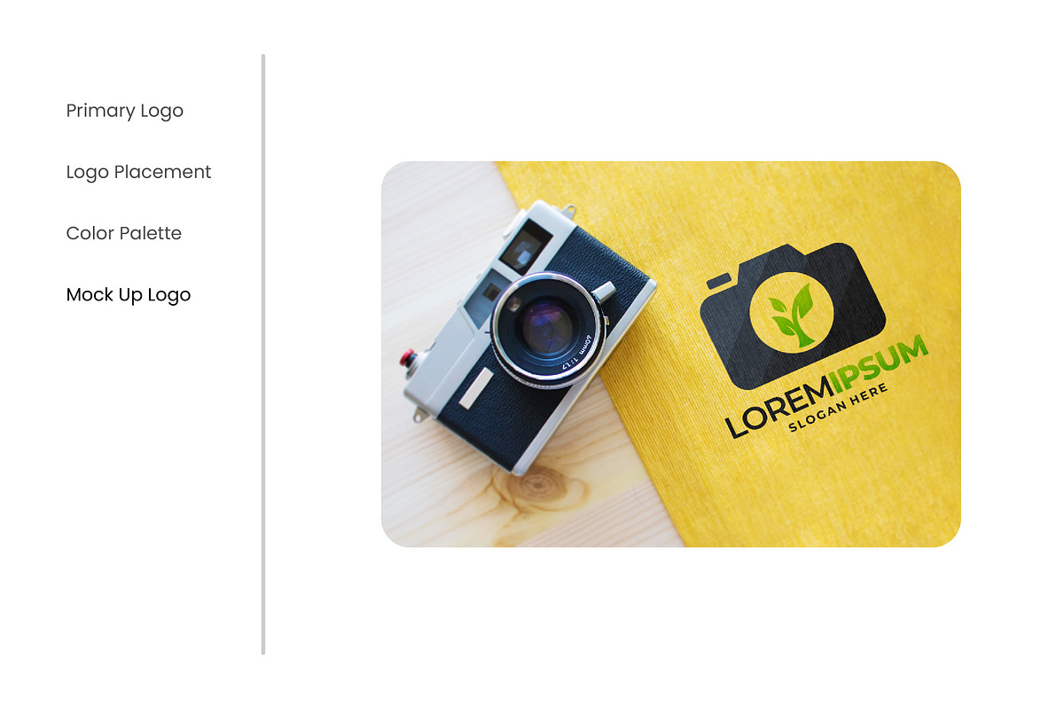 Nature Camera logo design concept, a Branding & Logo Template by Lucky Creative (Photo 5 of 5)