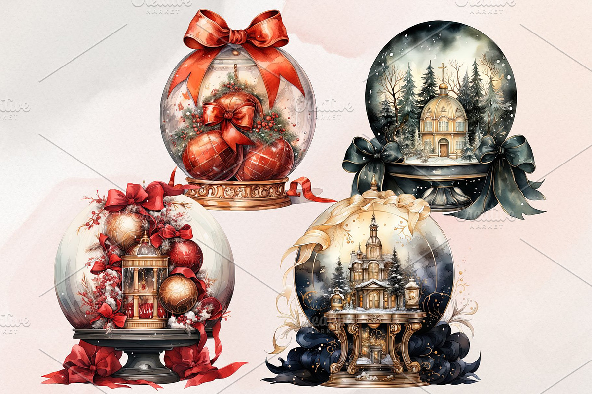 Christmas Fashion Clipart Bundle, an Illustration by Jalina Clipart Studio (Photo 3 of 4)