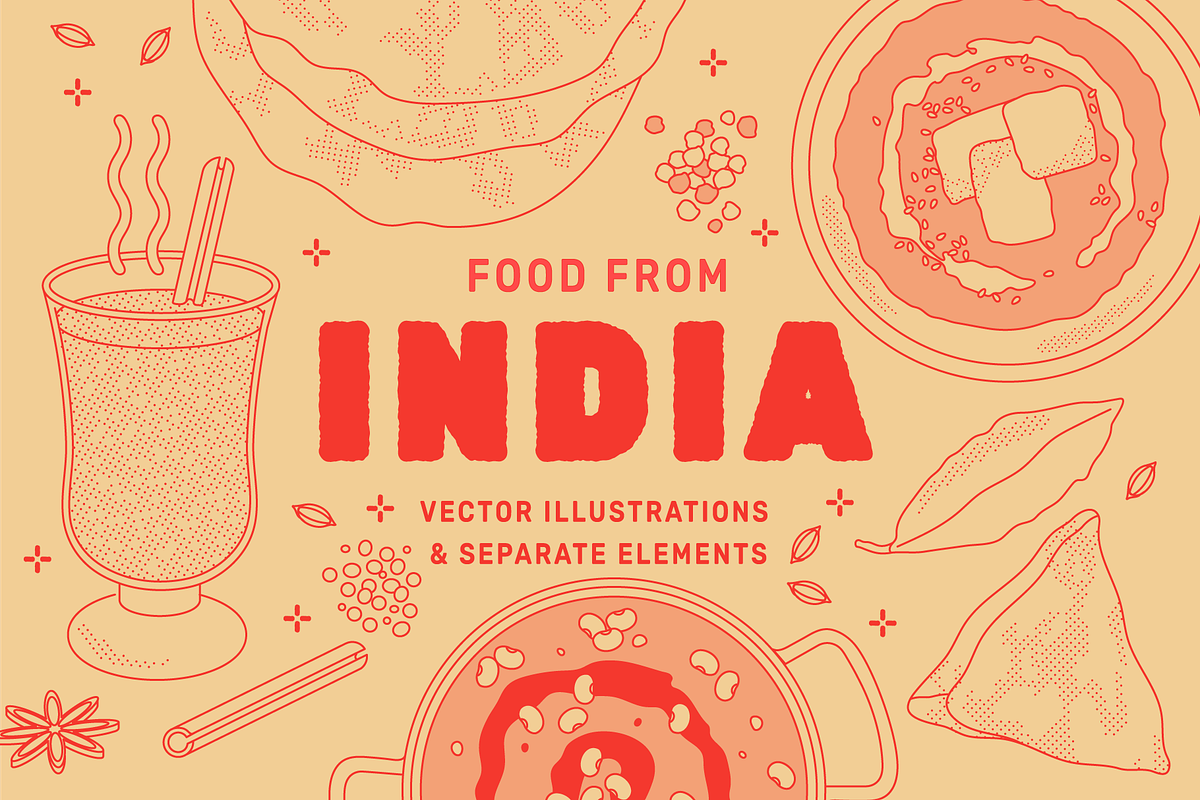 Asian Food Vector Bundle, a Food Illustration by TheFoodAtlas (Photo 3 of 6)