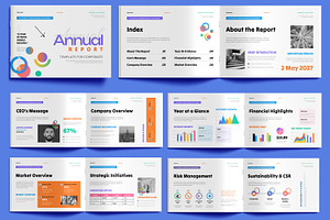 Business Annual Report Template, a Brochure Template by MightyDesign