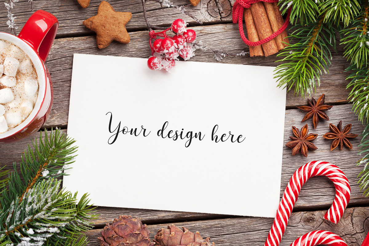 48 Christmas Mockup, a Print Template by Walentin (Photo 49 of 49)