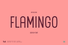 Flamingo Display Font
