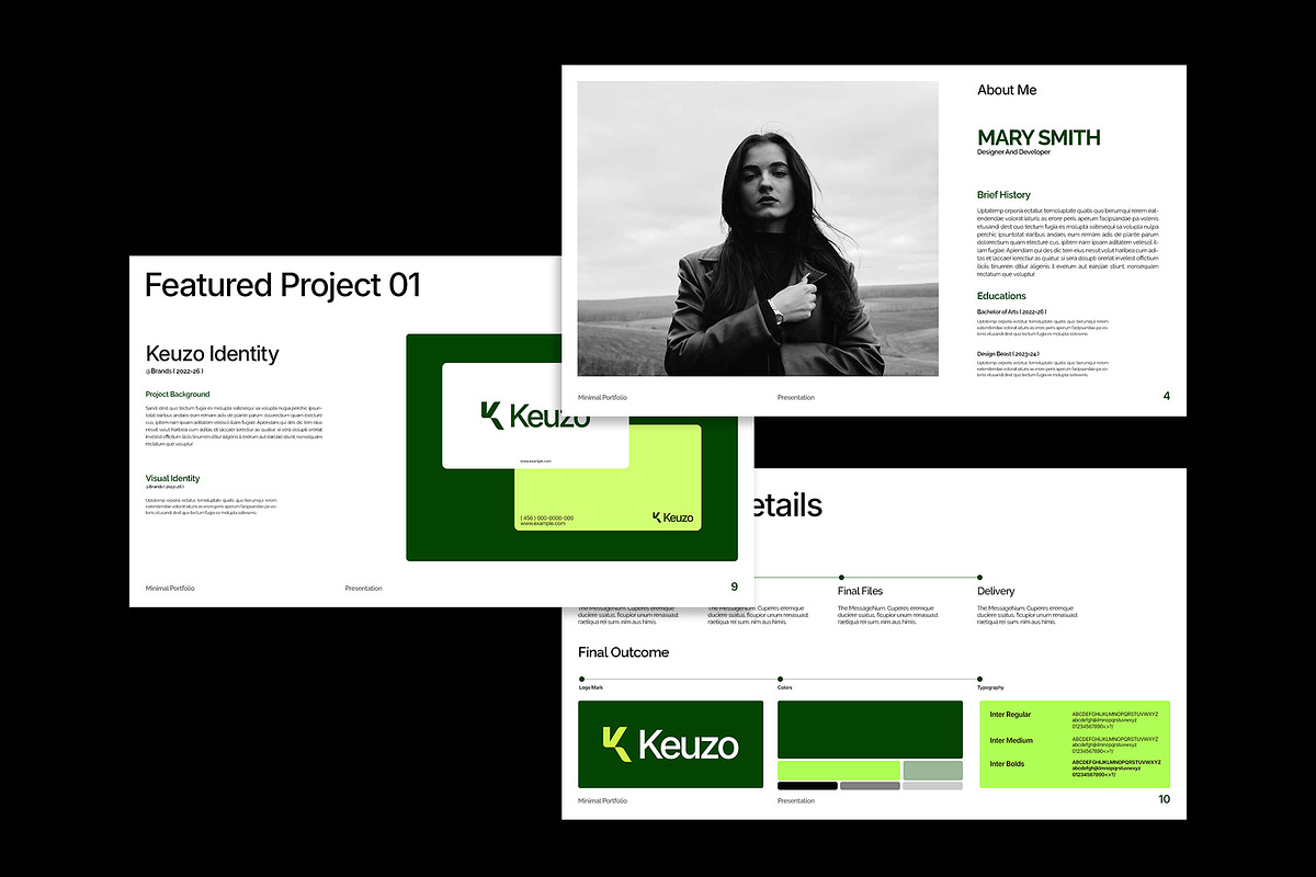 Creative Portfolio Template, a Presentation Template by Devators (Photo 4 of 6)