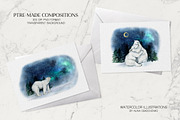 White Polar Bears, an Animal Illustration by CrystalinaShop (Thumbnail 6 of 8)