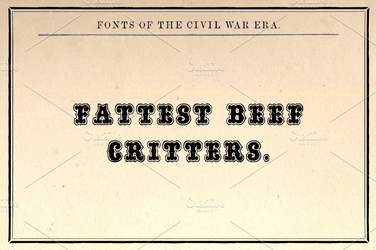 Sebastopol Breakdown Display Font, a Serif Font by New Blazing Star Press (Photo 3 of 3)