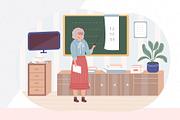 Teacher & Classroom Vector Set, an Education Illustration by IRSYART (Thumbnail 9 of 10)