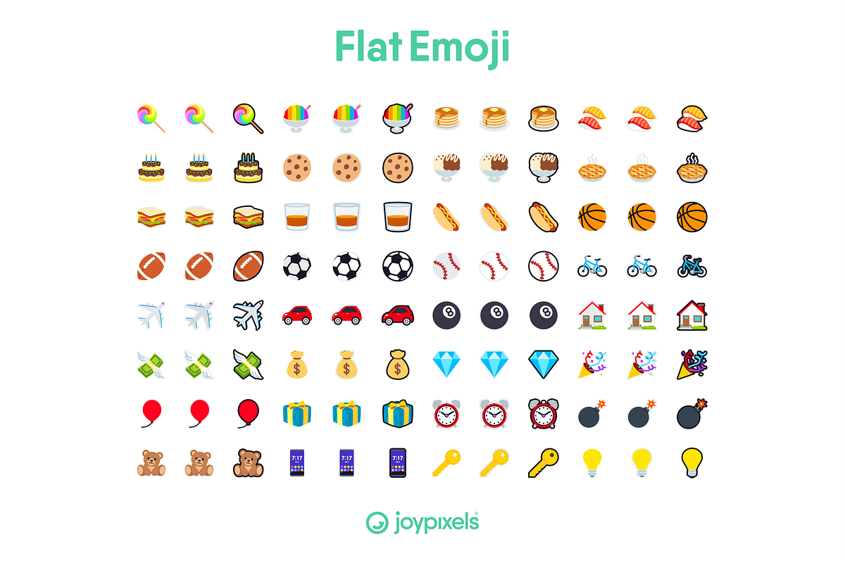 Flat Emoji Icons by JoyPixels®, an Outline Icon by joypixels (Photo 8 of 8)