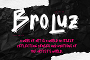 Broex Stray - Graffiti Brush Font, a Handwritten Font by Dhabee (Thumbnail 2 of 12)