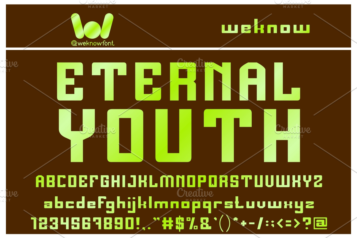 my golden star font, a Font by weknow (Photo 4 of 5)