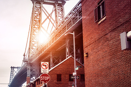 New York City street in Brooklyn, an Architecture Photo by New York Art Store