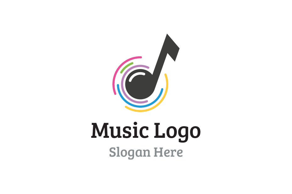 Music Logo by GoldenBrand  Creative Market