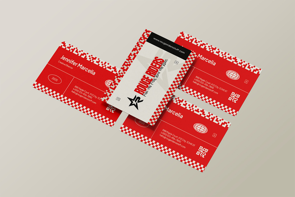 Rouge Riders - Business Card, a Business Card Template by StreaksideStd (Photo 2 of 3)