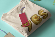 Balloon Glitter Font, a Font by Handmadefont (Thumbnail 5 of 9)