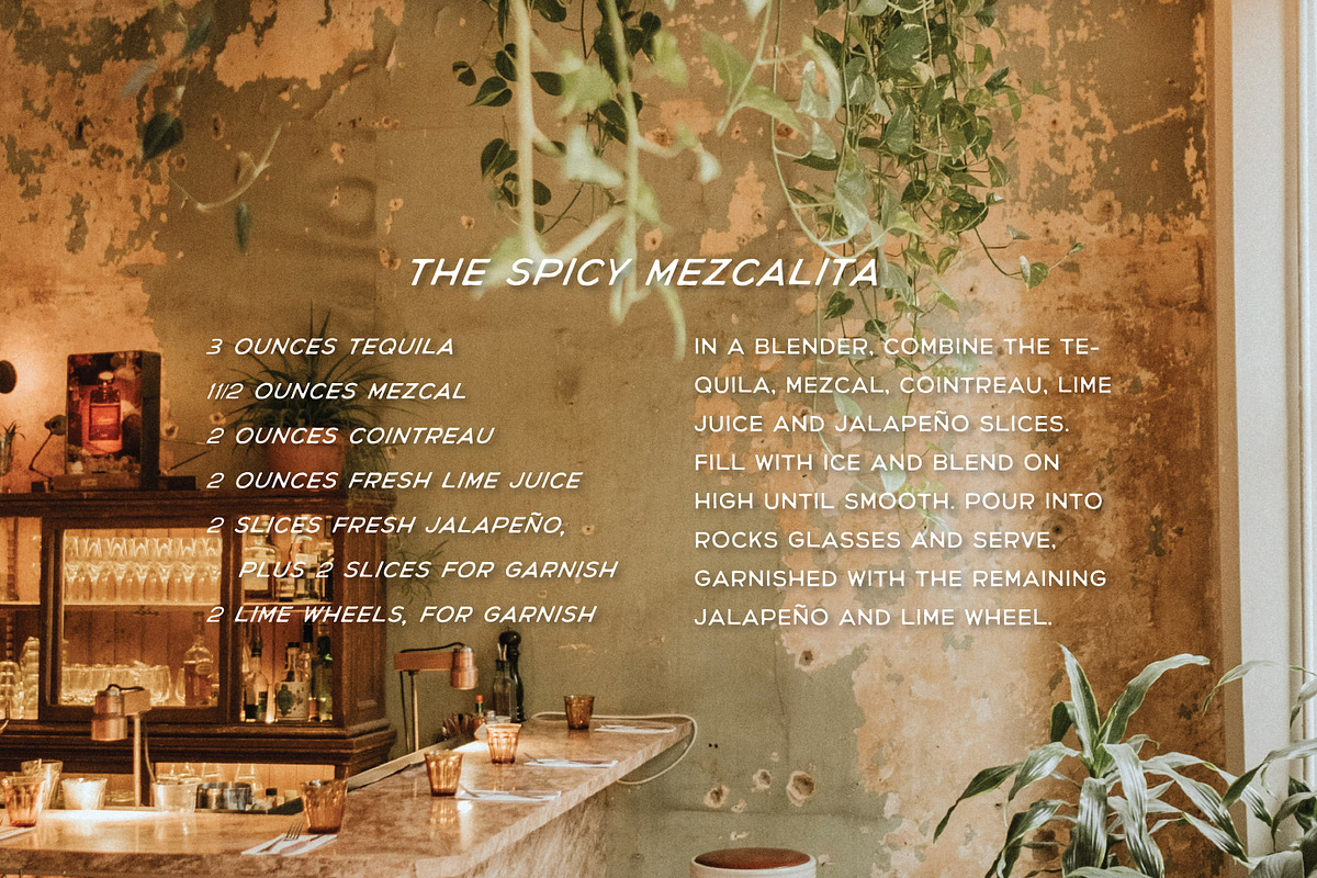 AGAVE: Blocky Mezcal San Serif, a Font by Chez Núñez (Photo 4 of 5)