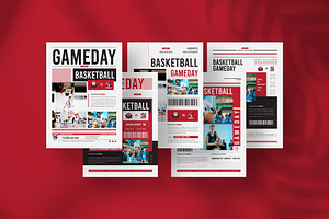 Basketball Matchday Flyer Template, a Flyer Template by Tanmoy Topu