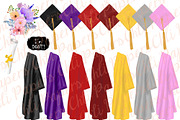 Graduation Girls,Graduation gowns, an Education Illustration by chilipapers (Thumbnail 3 of 5)