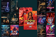 Music Event Flyer Templates Bundle, a Marketing Template by Allies Interactive (Thumbnail 2 of 5)