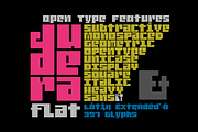 Judera Flat [2 fonts], a Sans Serif Font by deFharo (Thumbnail 4 of 7)