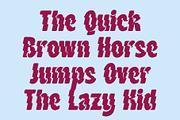 CS Douglas Rippled, a Sans Serif Font by Craft Supply Co. (Thumbnail 4 of 8)