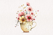 Whimsical Mother's Day Flowers Clipa, an Illustration by CreationArt (Thumbnail 10 of 10)
