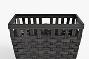 Wicker Basket Ikea Knarra 2 Black, an Object 3D Model by Markelos (Thumbnail 2 of 10)