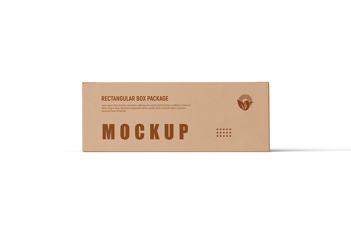 Kraft Cardboard Paper Box Mockup, a Packaging Mockup by Ram Studio LLC (Photo 11 of 18)