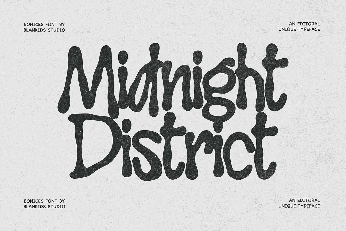 Bonices - Editorial Display Typeface, a Handwritten Font by Blankids Studio (Photo 6 of 12)