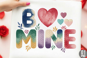Be Mine Yarn VDay, Trendy Valentines, an Illustration by Designking