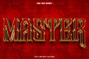 Master 3D editable text effect, a Layer Style Add-On by Hello Muh
