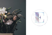 NACRE Monograms & Floral Set, an Object Graphic by Euonia Meraki (Thumbnail 4 of 12)