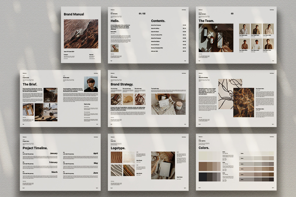 Onyx Brand Manual, a Presentation Template by Analogi Studio (Photo 7 of 9)