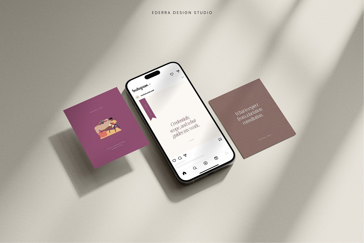 Lactation Consultant Templates, a Social Media Template by Ederra Design (Photo 3 of 7)