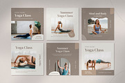 Yoga Instagram Template, a Social Media Template by Vulpixels.studio (Thumbnail 6 of 11)