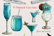 Cocktail Party Food Illustrations, a Food Illustration by Fluffy Unicorn (Thumbnail 2 of 7)