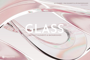 Glass Abstract Elements Backgrounds