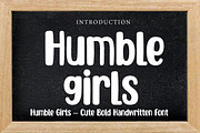 Humble Girls, a Handwritten Font by Wow Magic (Thumbnail 1 of 3)